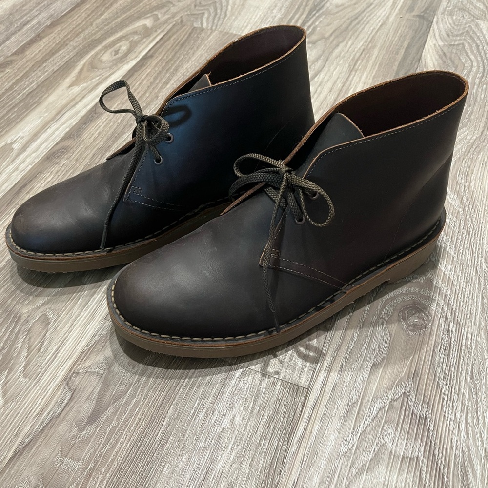 Clarks Men's Bushacre 3 Chukka Boot - Dark Brown